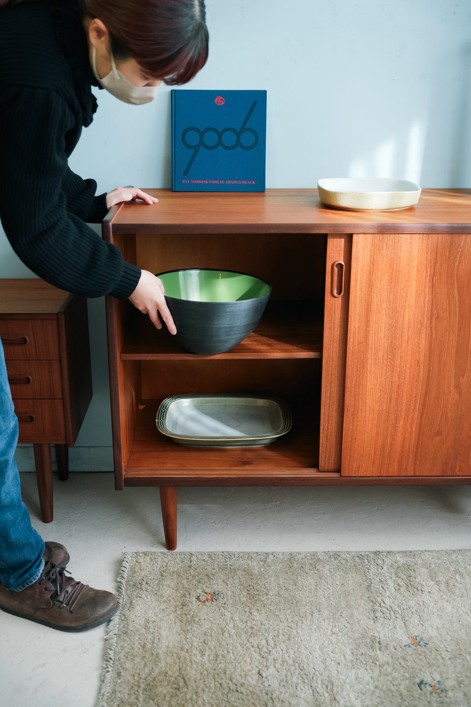 Teakwood Cabinet Side Board Danish Vintage/デンマークヴィンテージ キャビネット サイドボード チーク材 北欧家具