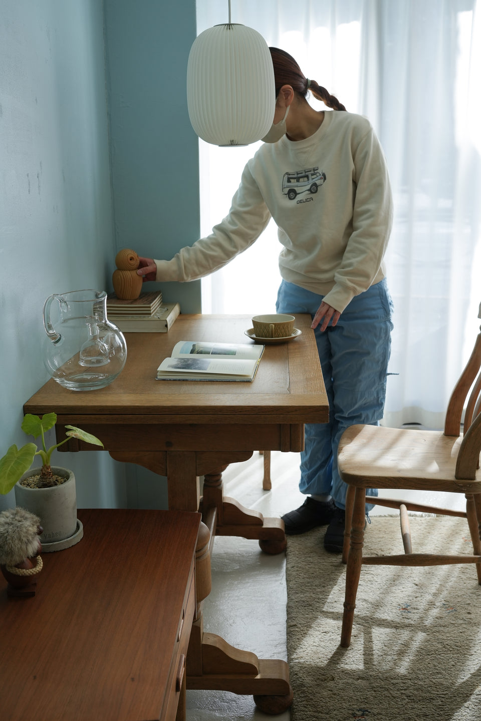 UK Antique Extension Table/イギリスアンティーク エクステンションテーブル