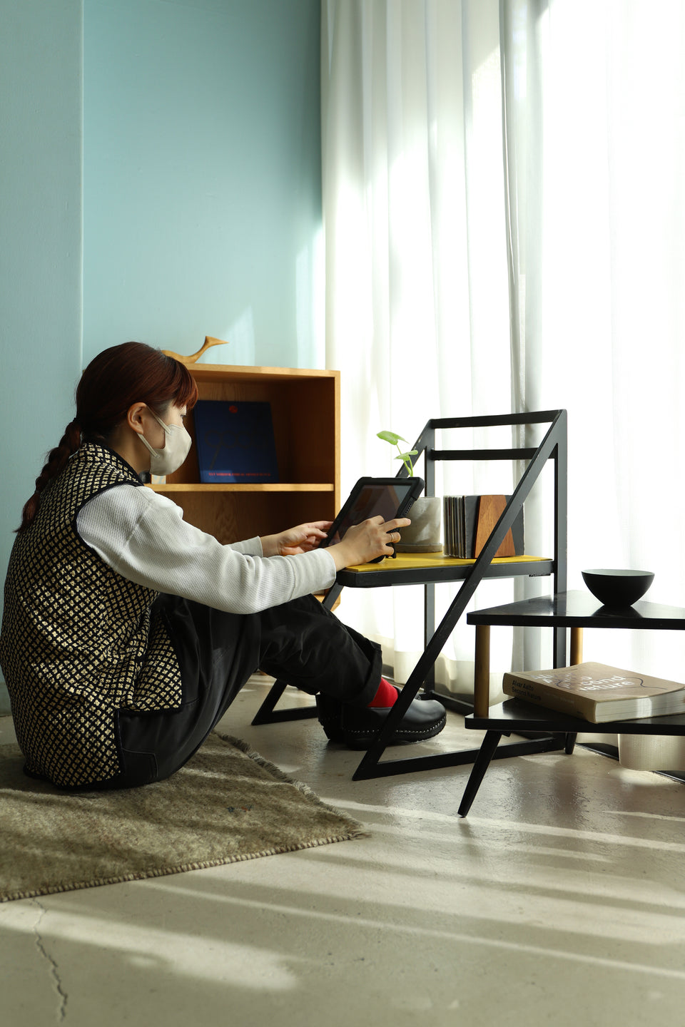 Vintage Iron Chair Postmodern Design/ヴィンテージ アイアンチェア ポストモダンデザイン