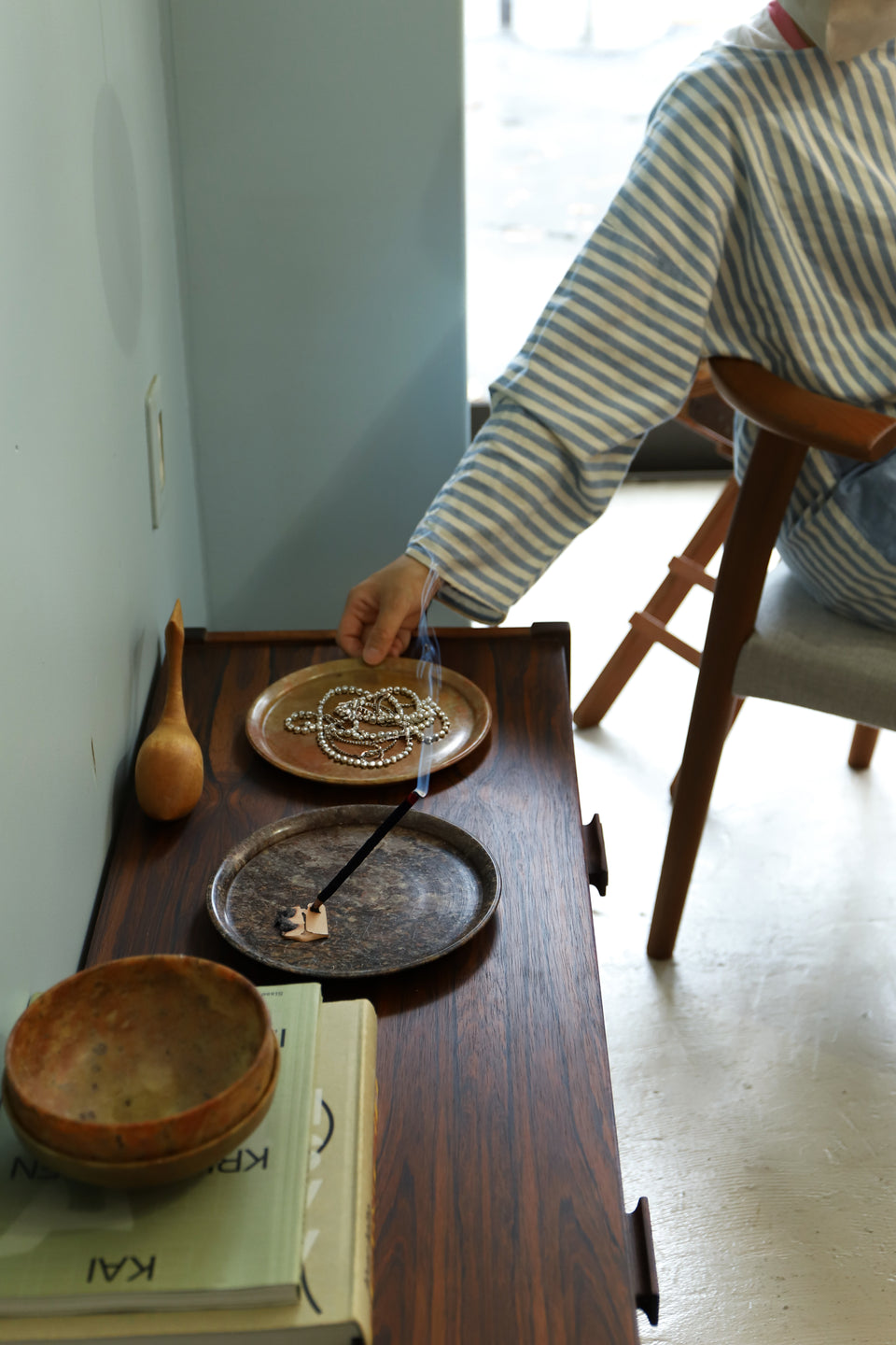Vintage Marble Stone Plate Bowl/ヴィンテージ 石の器 プレート 大理石 レトロ
