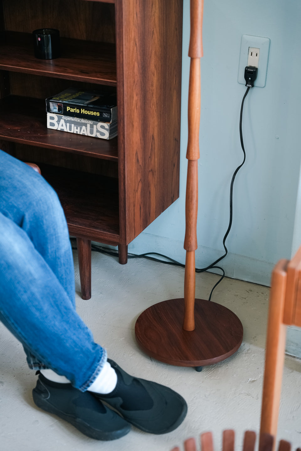 Floor Stand Light Teakwood Danish Vintage/デンマークヴィンテージ フロアスタンドライト チーク材