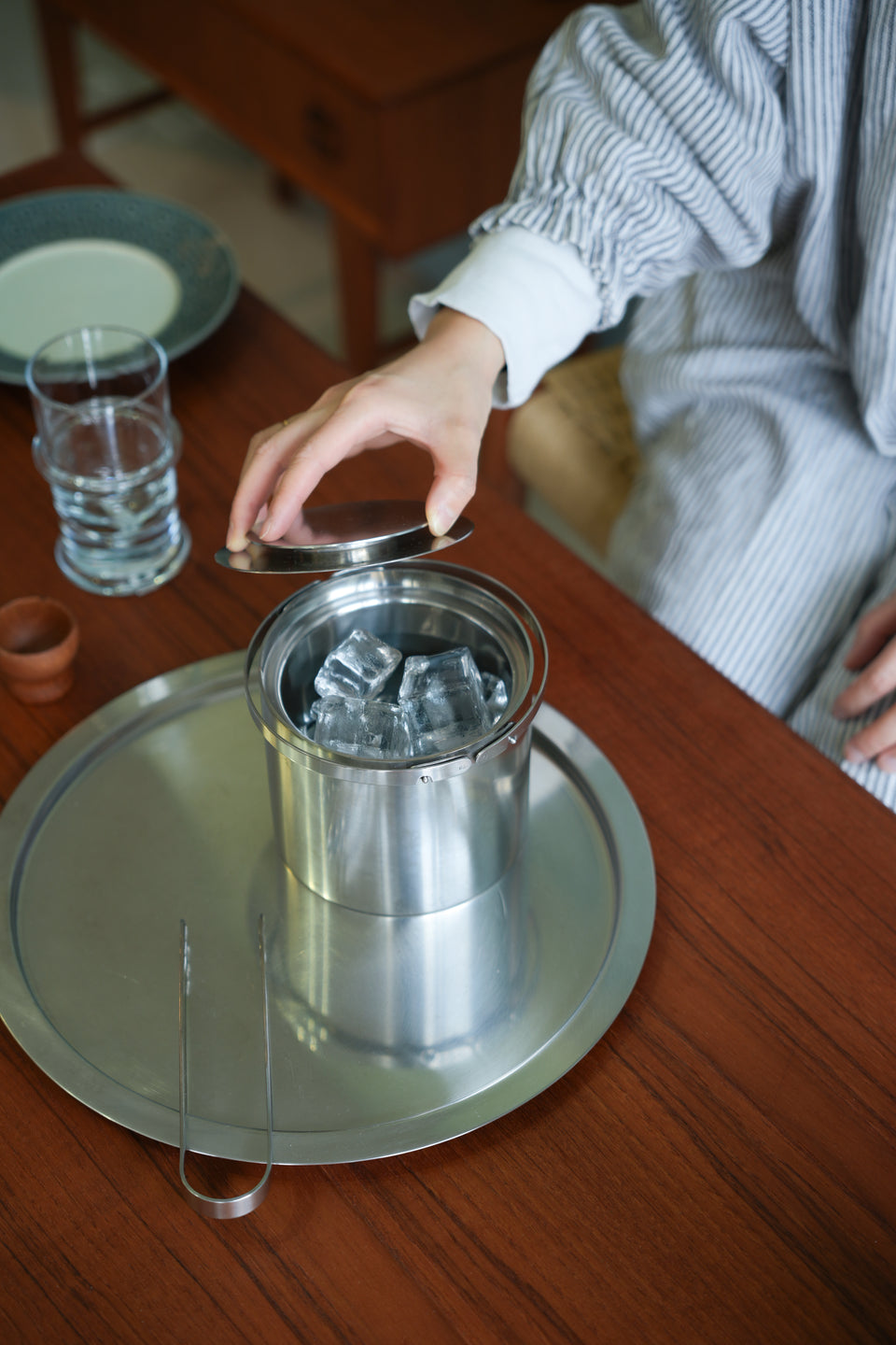 stelton cylinda-line Arne Jacobsen/ステルトン シリンダライン ジャグ アイスバスケット トレイ トング アルネ・ヤコブセン