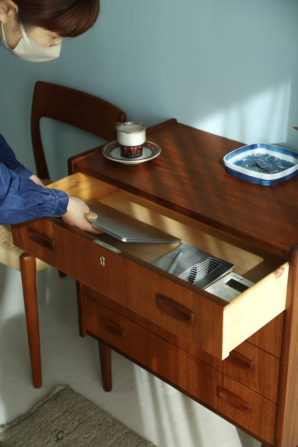 4drawer Chest Teakwood Danish Vintage/デンマークヴィンテージ 4段チェスト チーク材 北欧家具