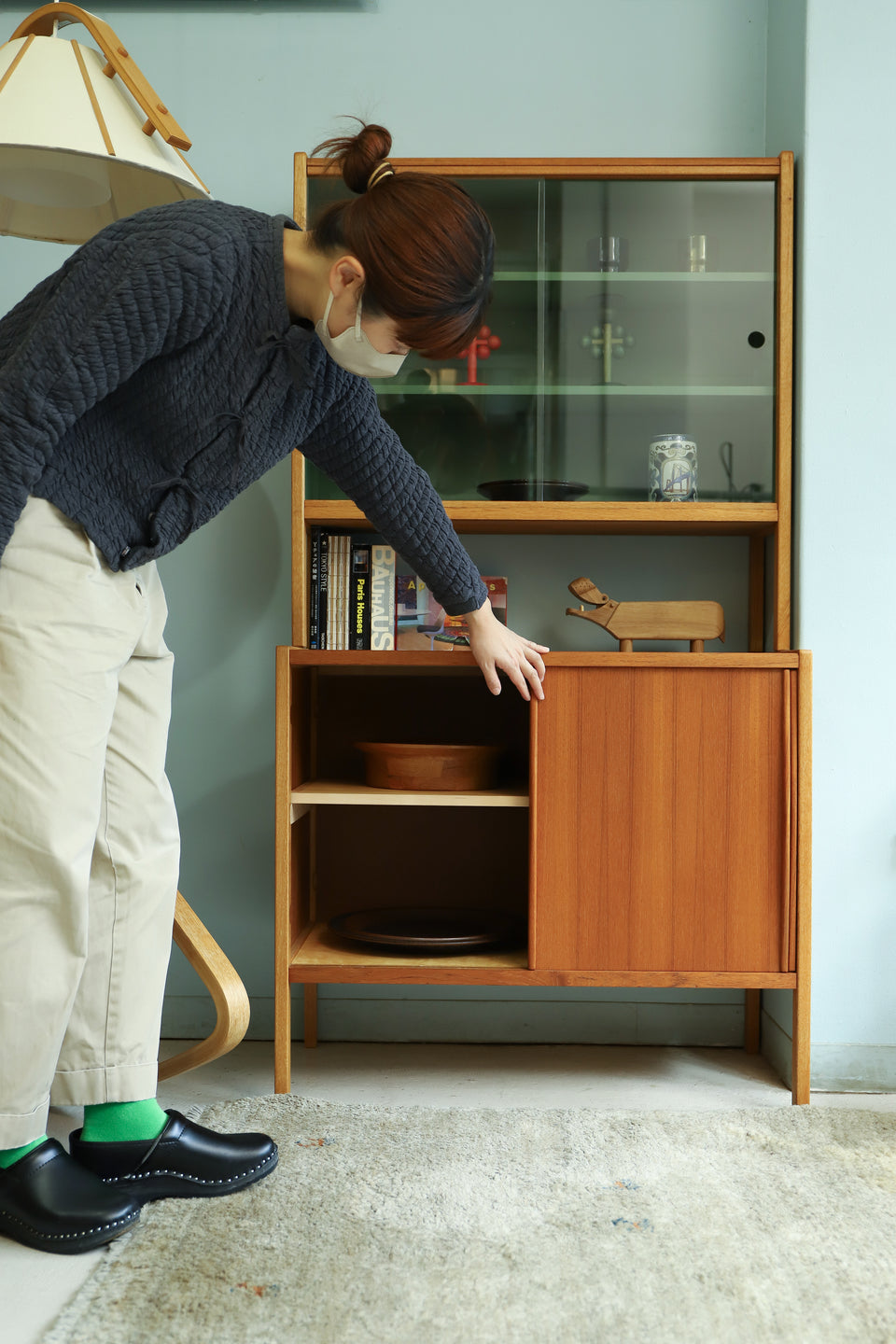 Bodafors Glass Cabinet Shelf Swedish Vintage/スウェーデンヴィンテージ ボダフォース ガラスキャビネット シェルフ 北欧家具