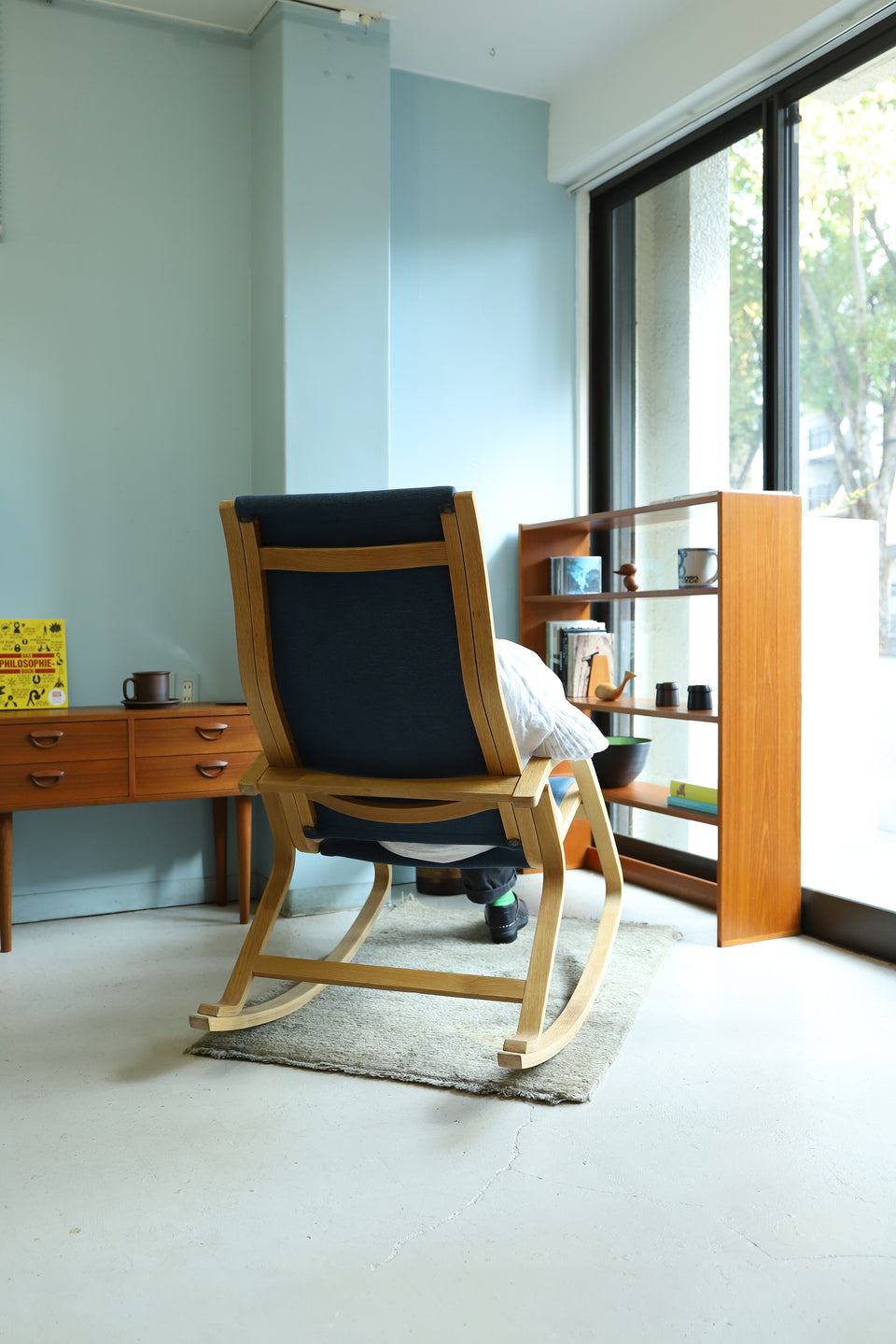 Czech Vintage Ludvik Volak Rocking Chair Drevopodnik Holesov/チェコヴィンテージ ロッキングチェア ルドヴィク・ヴォラック 北欧家具