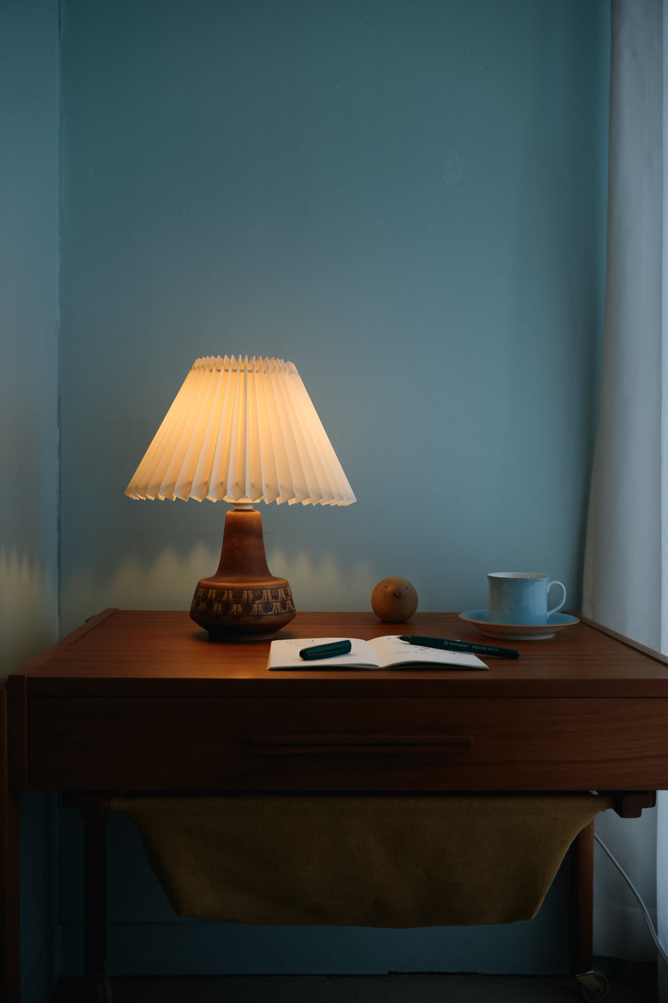Vintage Søholm Table Lamp Model 1217 Brown/スーホルム ブラウン テーブルランプ 間接照明