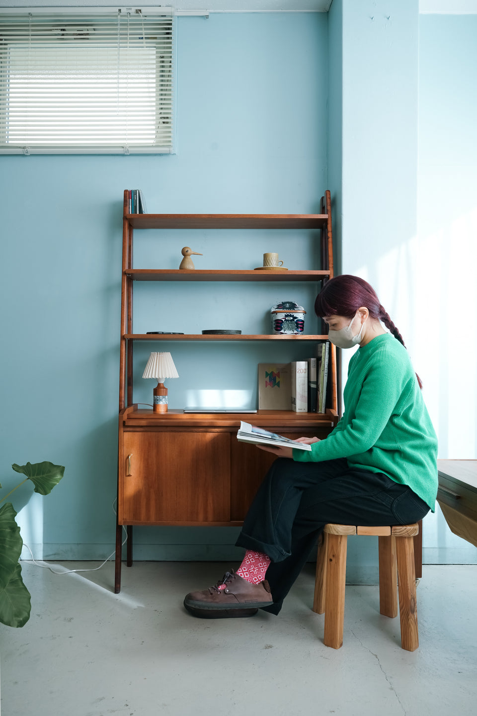 Swedish Vintage Open Shelf Bureau/スウェーデンヴィンテージ オープンシェルフ ビューロー 本棚 北欧家具