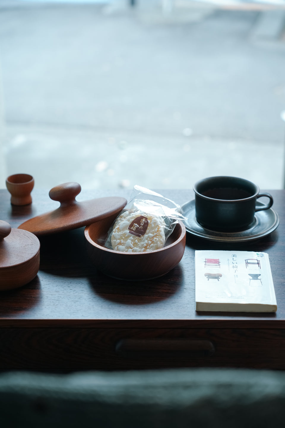 Danish Vintage Teak Pot and with Brush/デンマークヴィンテージ ポット 蓋付きボウル ブラシ チーク材 北欧インテリア