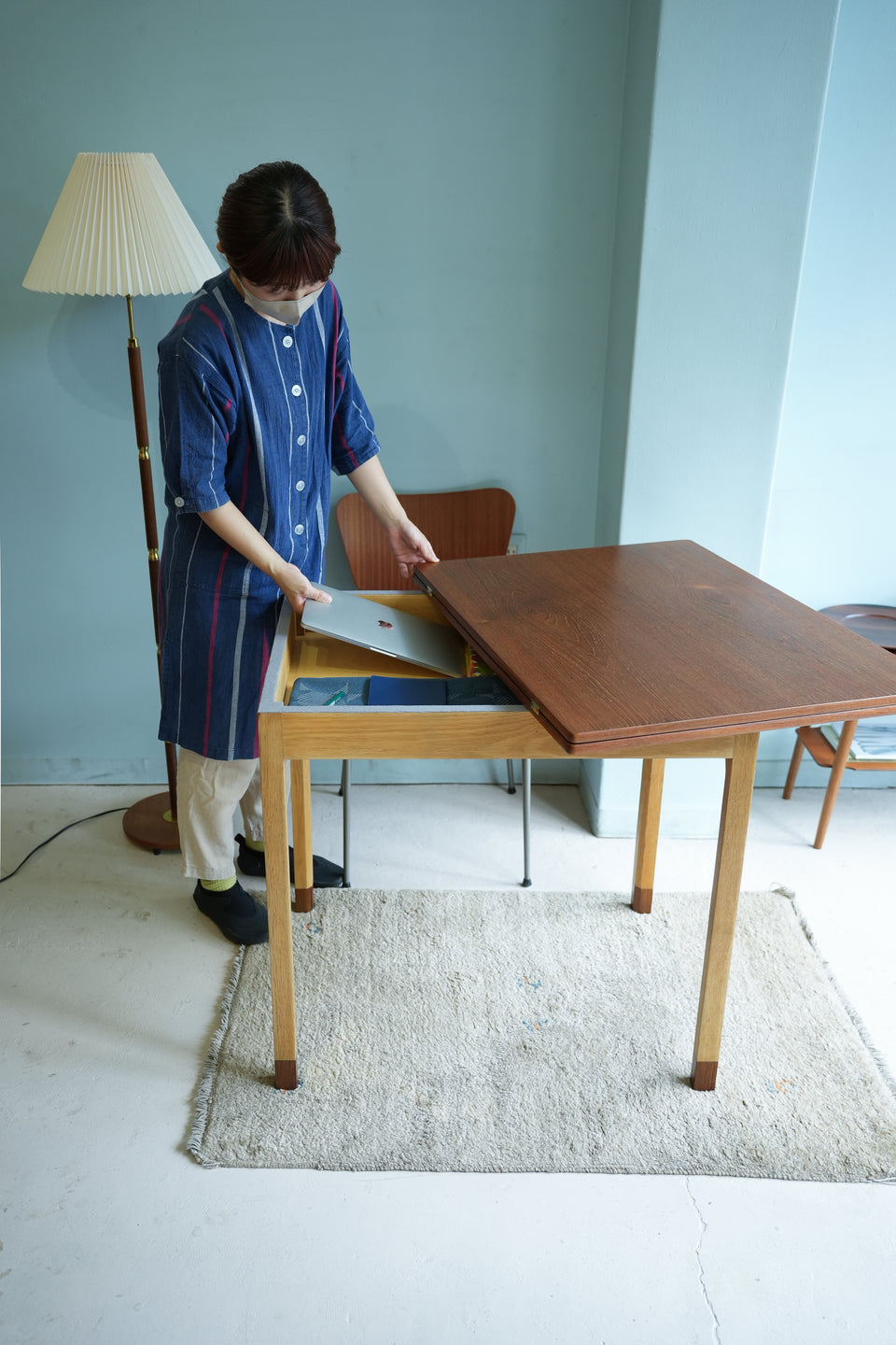 Danish Vintage Folding Game Table/デンマークヴィンテージ 折りたたみゲームテーブル 北欧家具