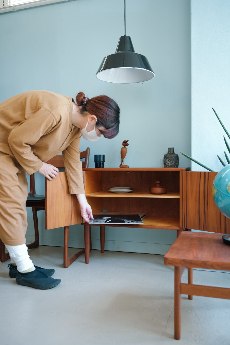 Danish Vintage Teak Small Cabinet/デンマークヴィンテージ スモールキャビネット チーク材