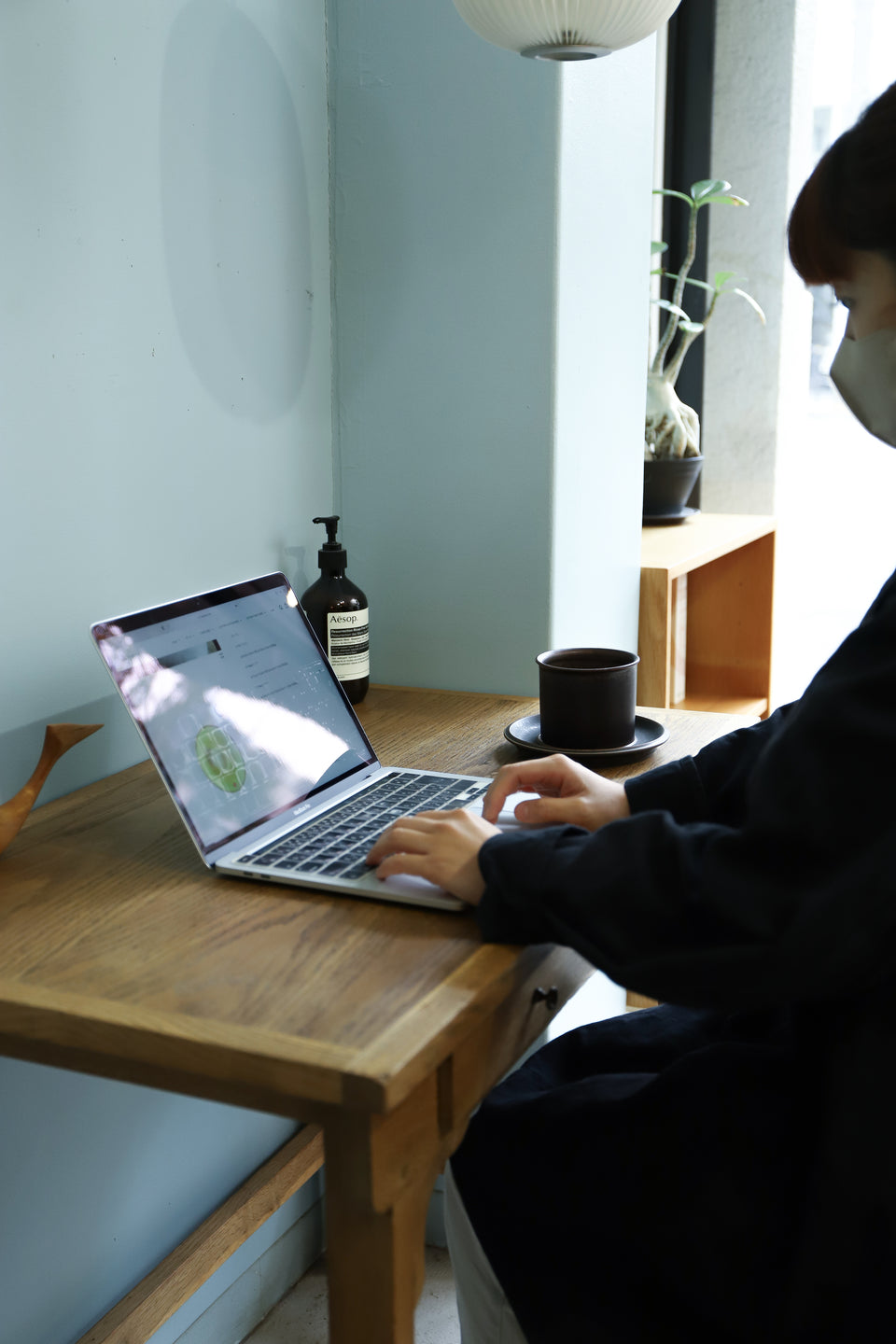 Euro Vintage Desk Oakwood/ヨーロッパヴィンテージ デスク 机 オーク材 シャビーシック