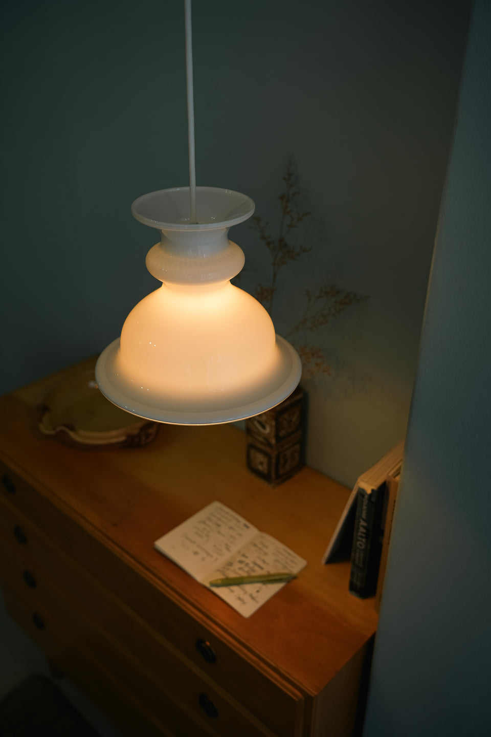 Holmegaard Pendant Light Tivoli Small White/ホルムガード チボリ ペンダントライト 照明 デンマークヴィンテージ