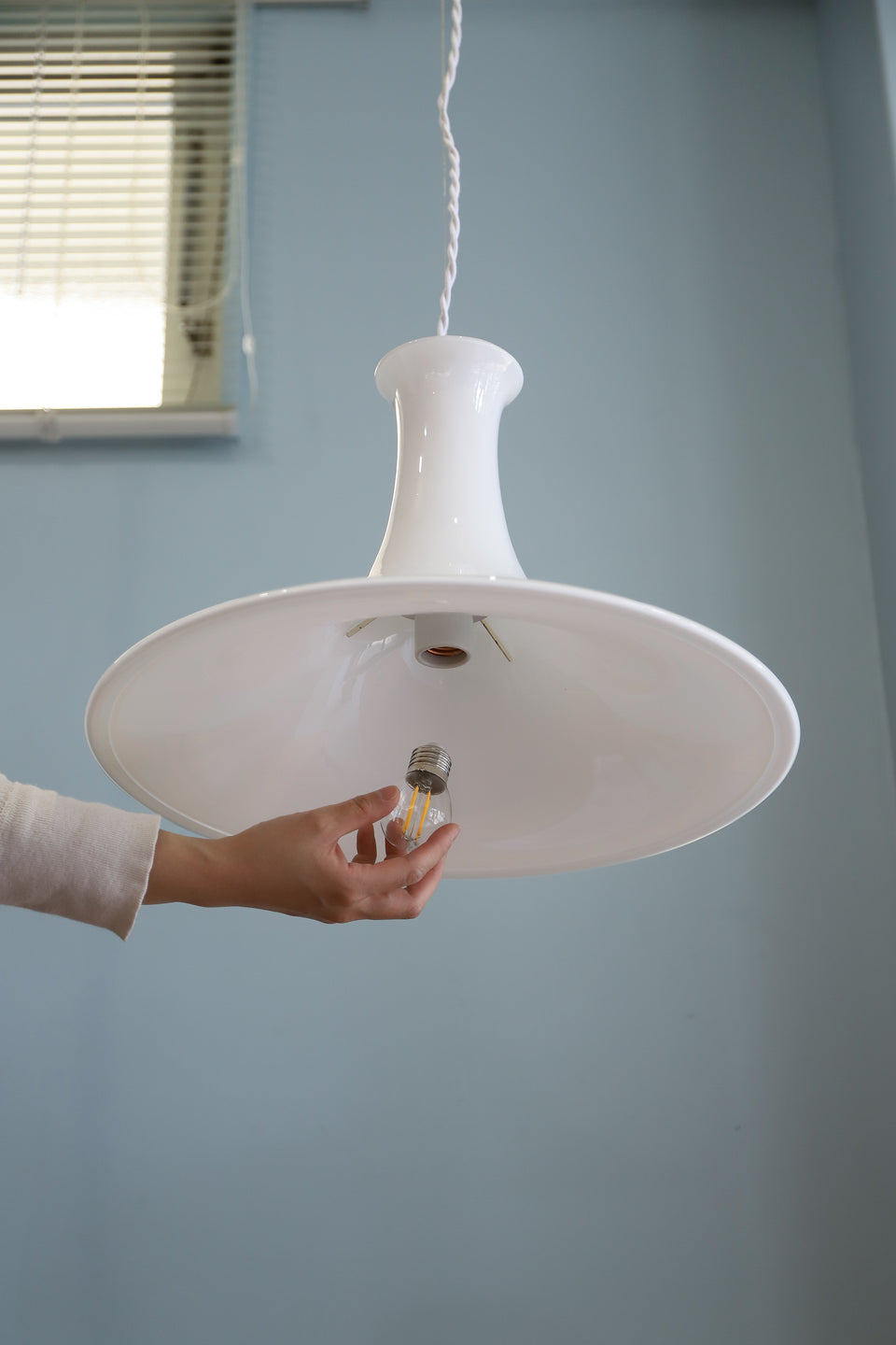 Holmegaard Pendant Light Mandarin XL size/デンマークヴィンテージ ホルムガード ペンダントライト マンダリン 照明 北欧インテリア