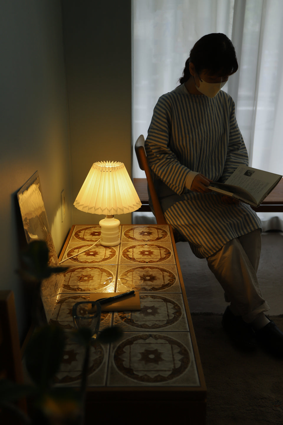 Danish Vintage Holmegaard Table Lamp Apoteker Small/ホルムガード テーブルランプ シセ・ヴェアナー スモールサイズ 間接照明 デンマークヴィンテージ