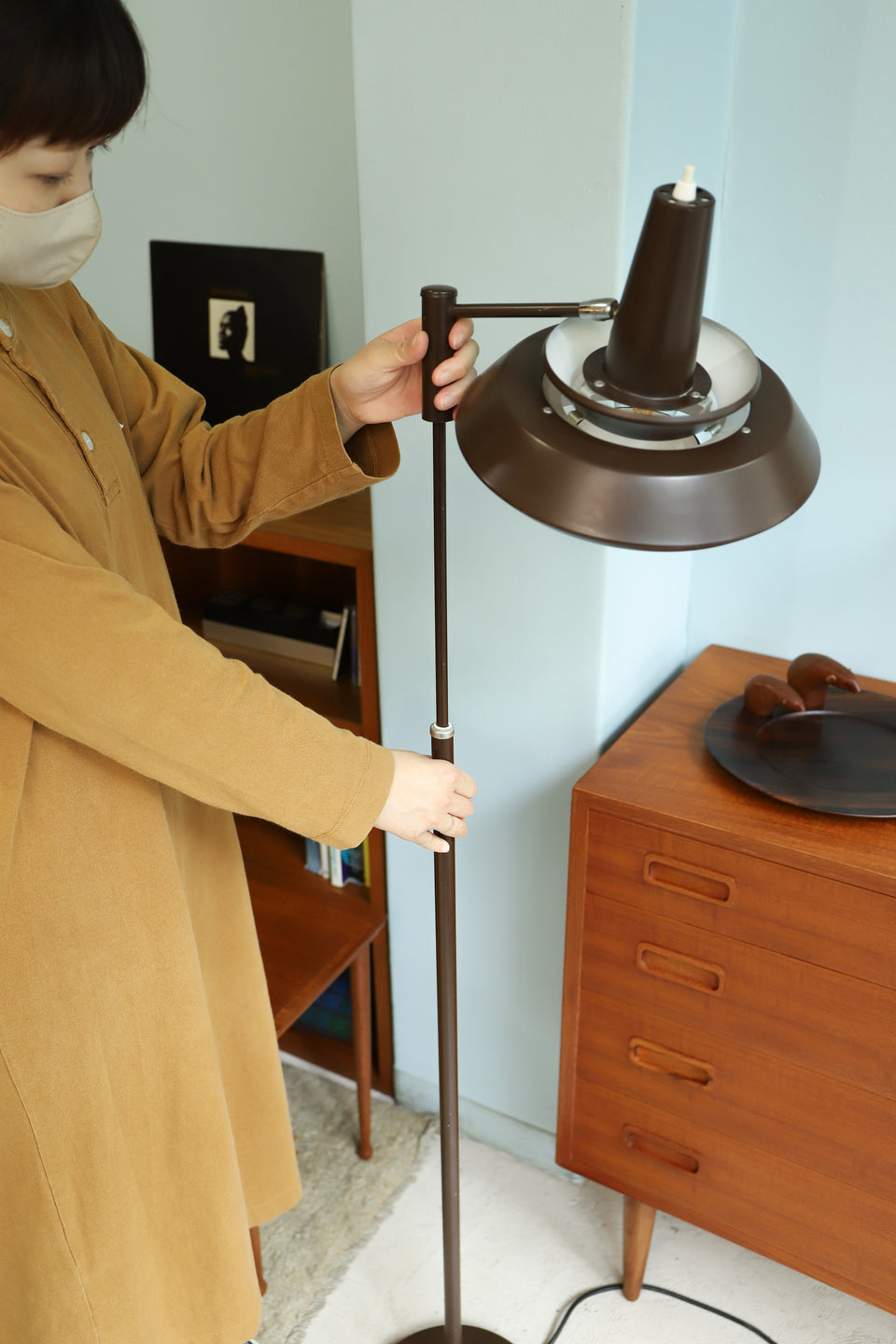 Danish Vintage Floor Stand Light/デンマークヴィンテージ フロアスタンドライト 照明 北欧インテリア