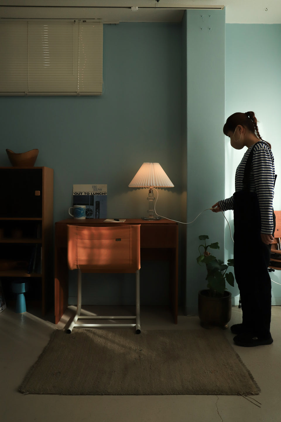 Danish Vintage Holmegaard Sheraton Table Lamp Michael Bang/ホルムガード シェラトン テーブルランプ 間接照明 デンマークヴィンテージ