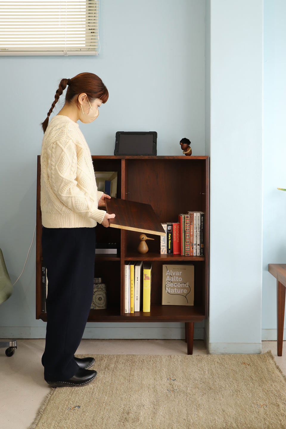 Rosewood Bookcase Shelf Danish Vintage/デンマークヴィンテージ ブックケース ローズウッド 本棚 北欧家具