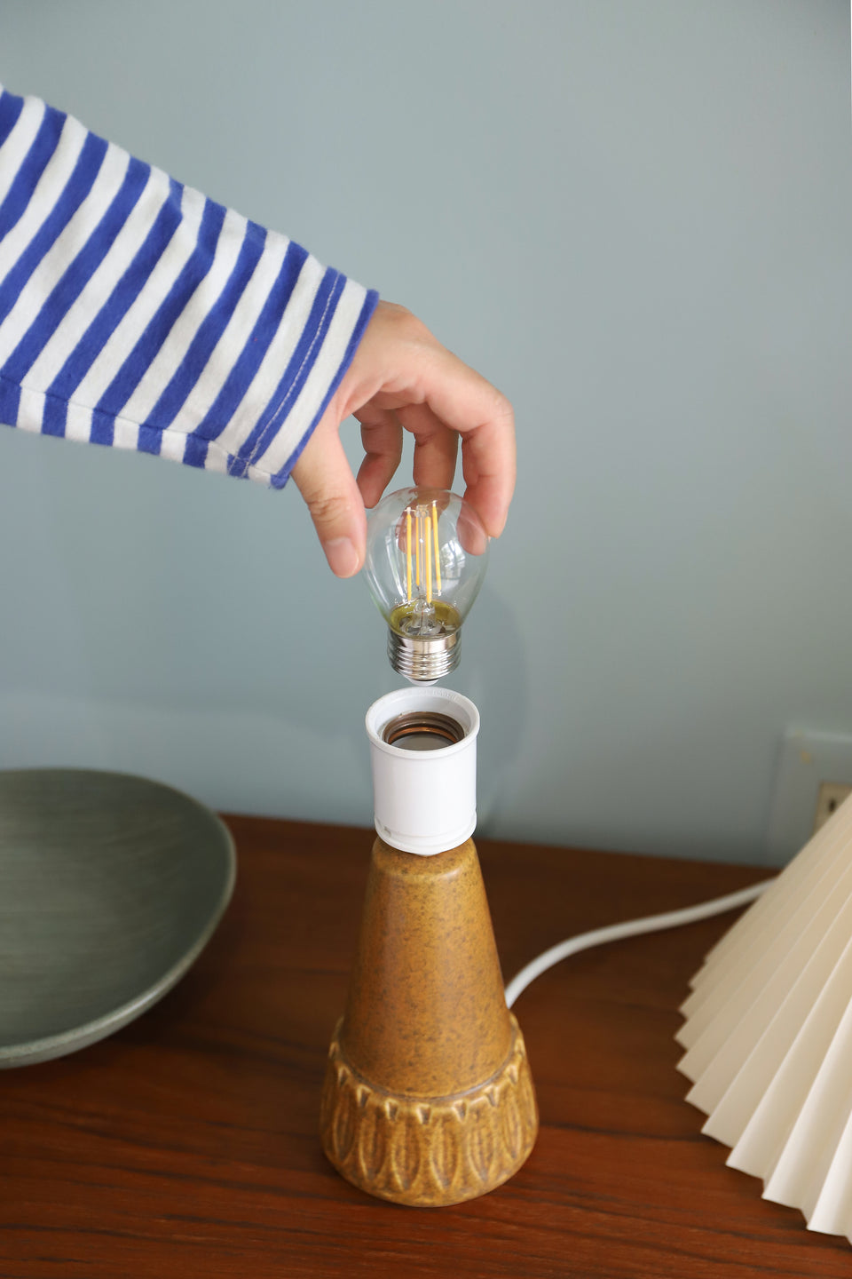 Danish Vintage Søholm Small Table Lamp/スーホルム テーブルランプ デンマークヴィンテージ 間接照明 北欧インテリア