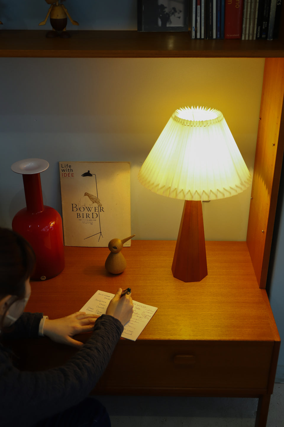cosine Wooden Table Stand Lamp/コサイン 木製テーブルランプ 間接照明