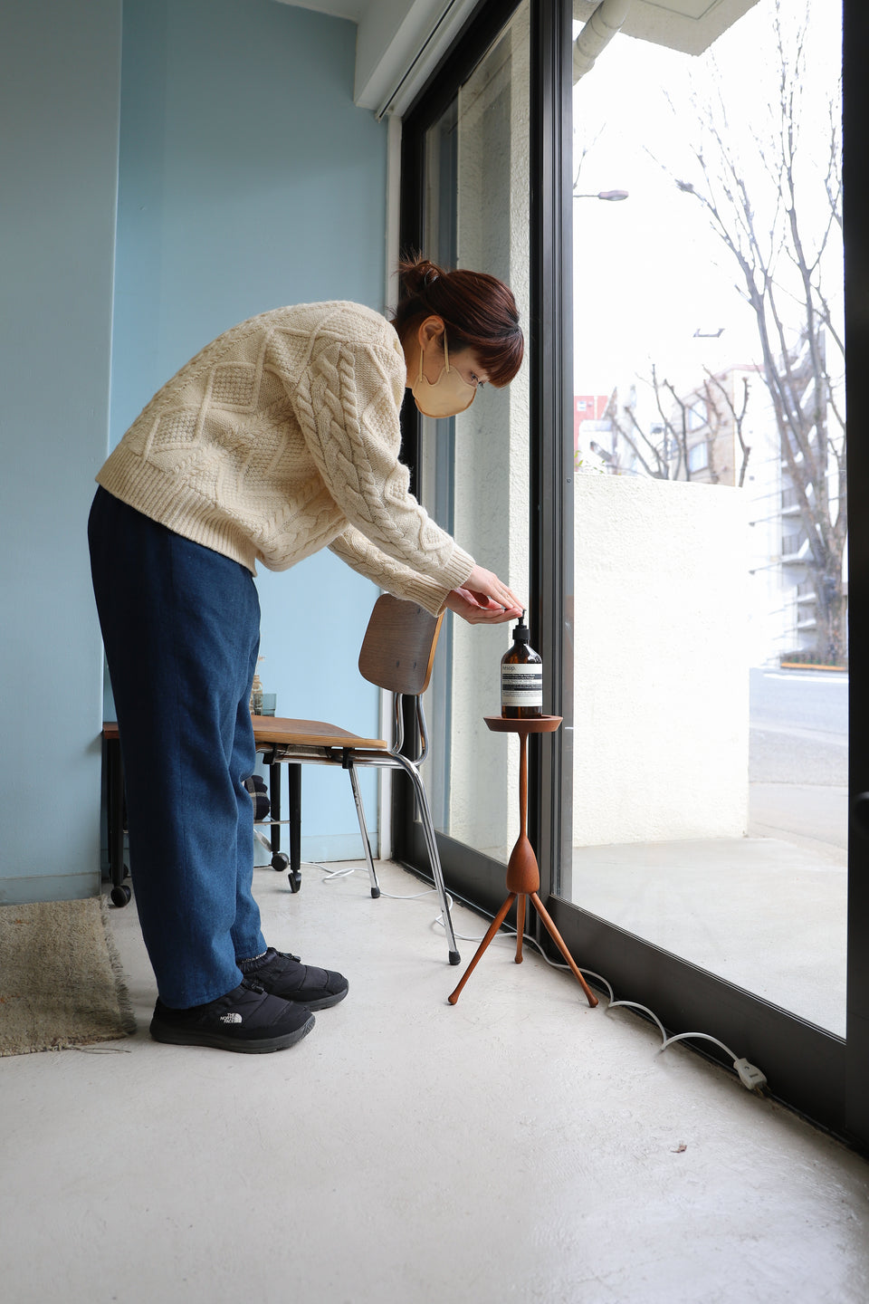 Teakwood Plant Stand Danish Vintage/デンマークヴィンテージ プラントスタンド チーク材 北欧インテリア
