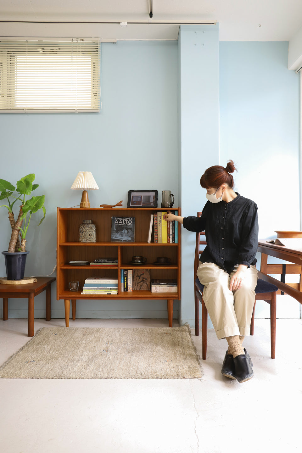 Teakwood Bookcase Shelf Danish Vintage/デンマークヴィンテージ ブックケース シェルフ 本棚 チーク材 収納 北欧家具