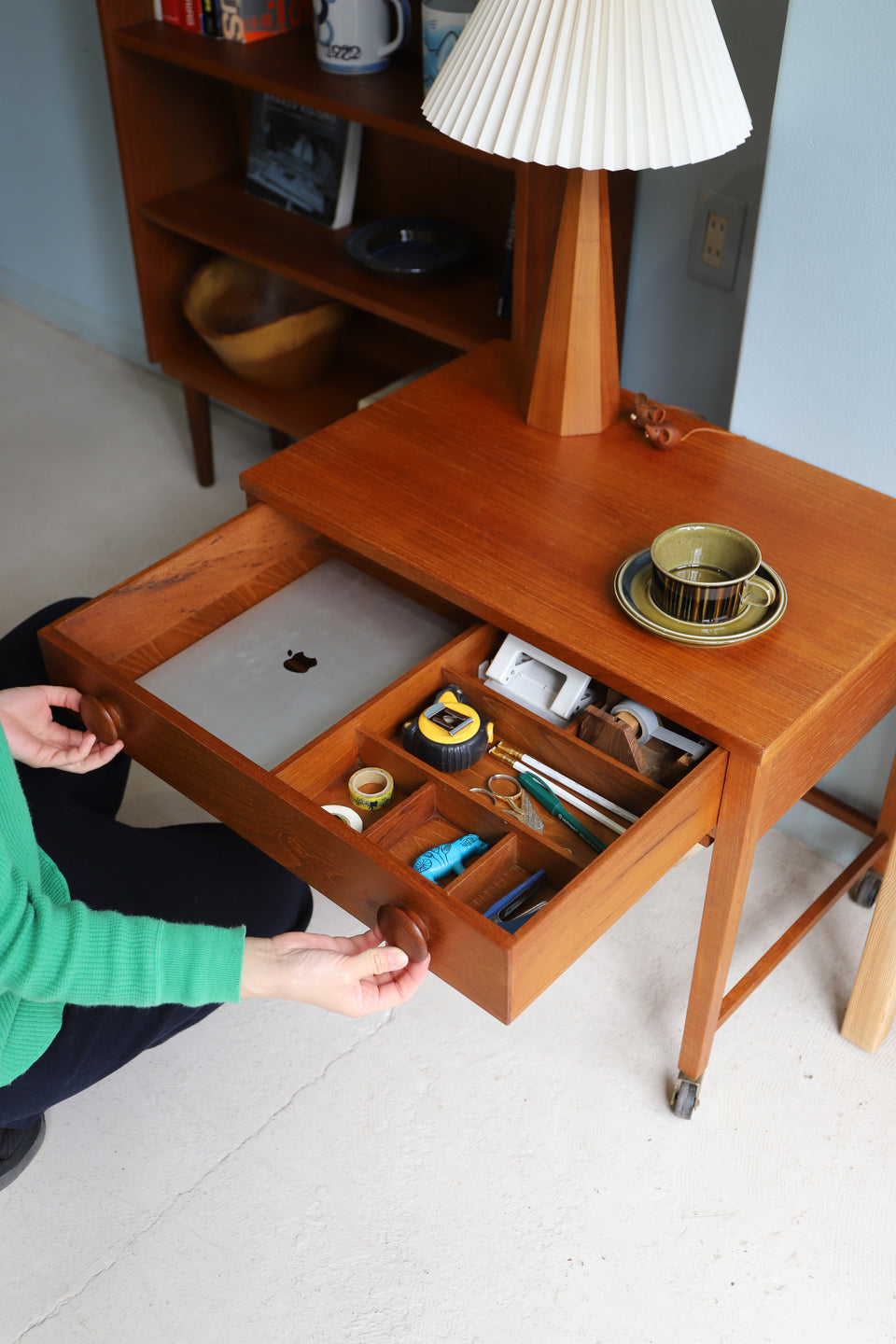 Sewing Trolley Table Wagon Danish Vintage/デンマークヴィンテージ ソーイング トロリー テーブル ワゴン 北欧インテリア