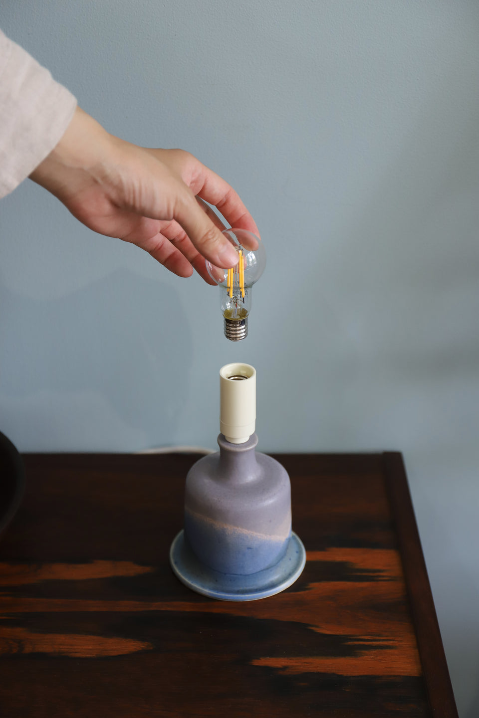 Danish Vintage Jette Hellerøe Table Lamp/デンマークヴィンテージ テーブルランプ イェテ・ヘレロエ 間接照明 北欧インテリア