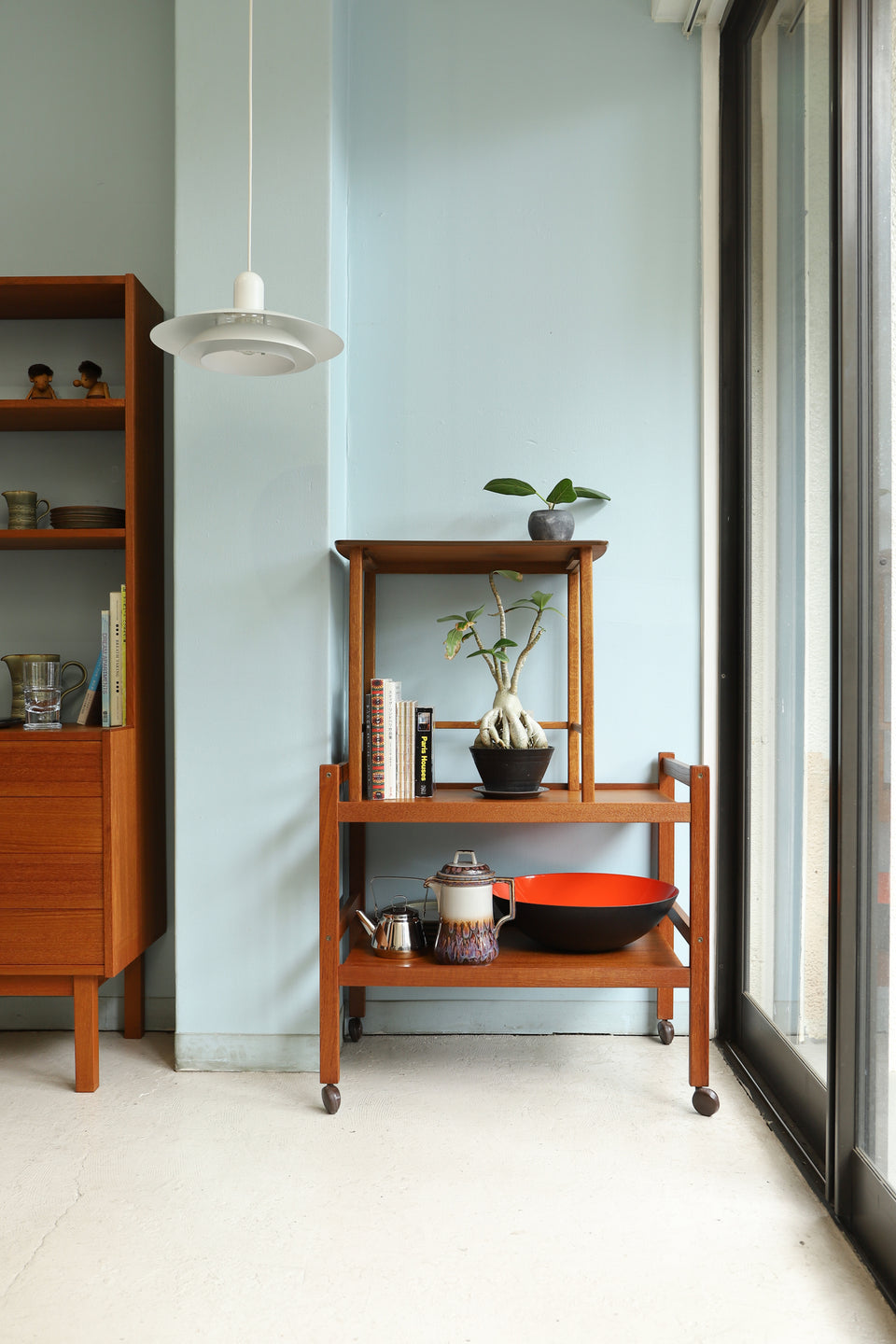 Danish Vintage Side Table Teak and Oak/デンマークヴィンテージ サイドテーブル 北欧家具