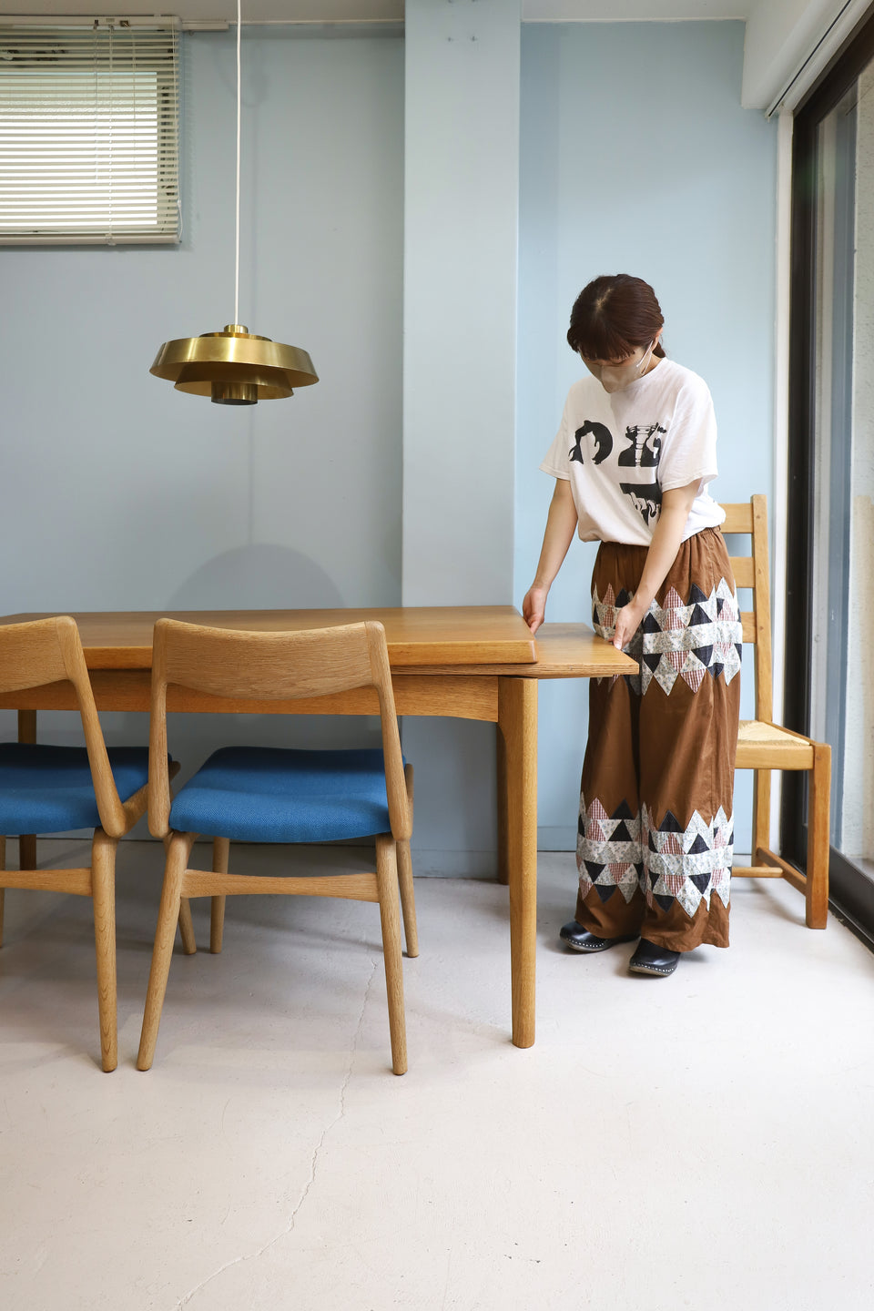 Vejle Stole og Møbelfabrik Extension Dining Table Henning Kjaernulf/デンマークヴィンテージ エクステンション ダイニングテーブル ヘニング・ケアヌルフ オーク材