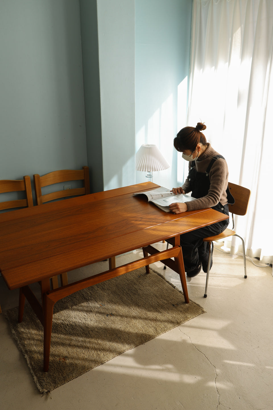 Elevator Extension Table Trioh Møbler Danish Vintage/デンマークヴィンテージ トリオモブラー エレベーター エクステンションテーブル 北欧家具