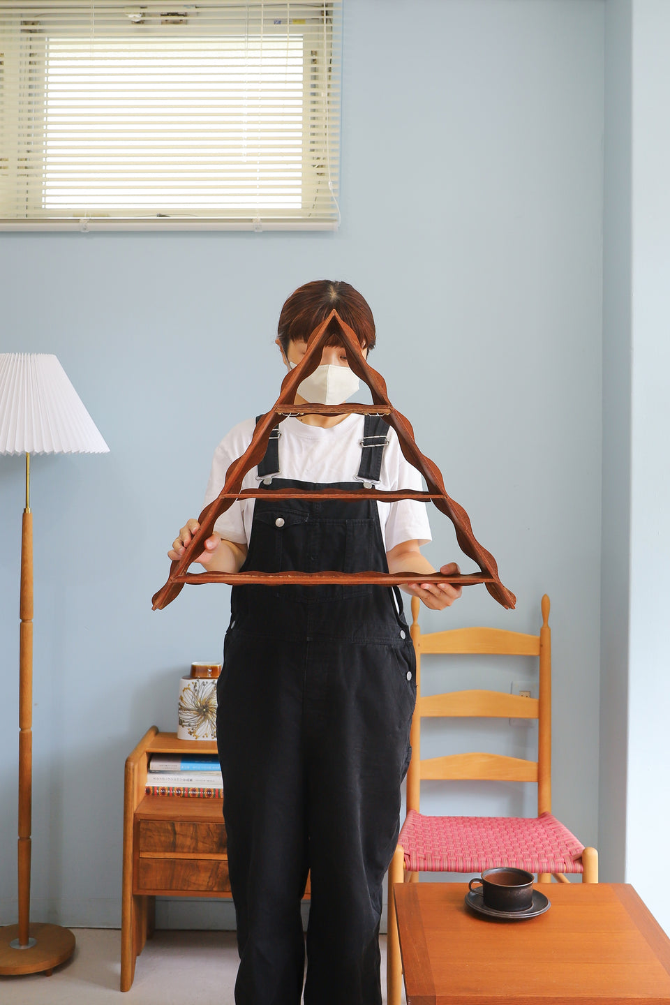 Danish Vintage Pyramid Shelf Amagerhylde/デンマークヴィンテージ ウォールシェルフ アマーシェルフ 北欧インテリア