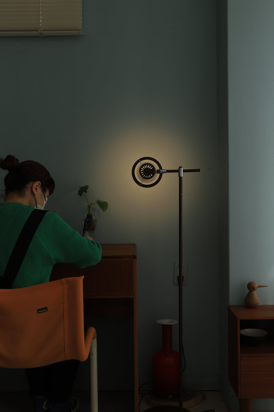 Fog&Mørup Floor Stand Lamp Junior Jo Hammerborg/デンマークヴィンテージ フォグ&モーラップ フロアライト ジュニア ヨー・ハーマボー 間接照明 北欧インテリア