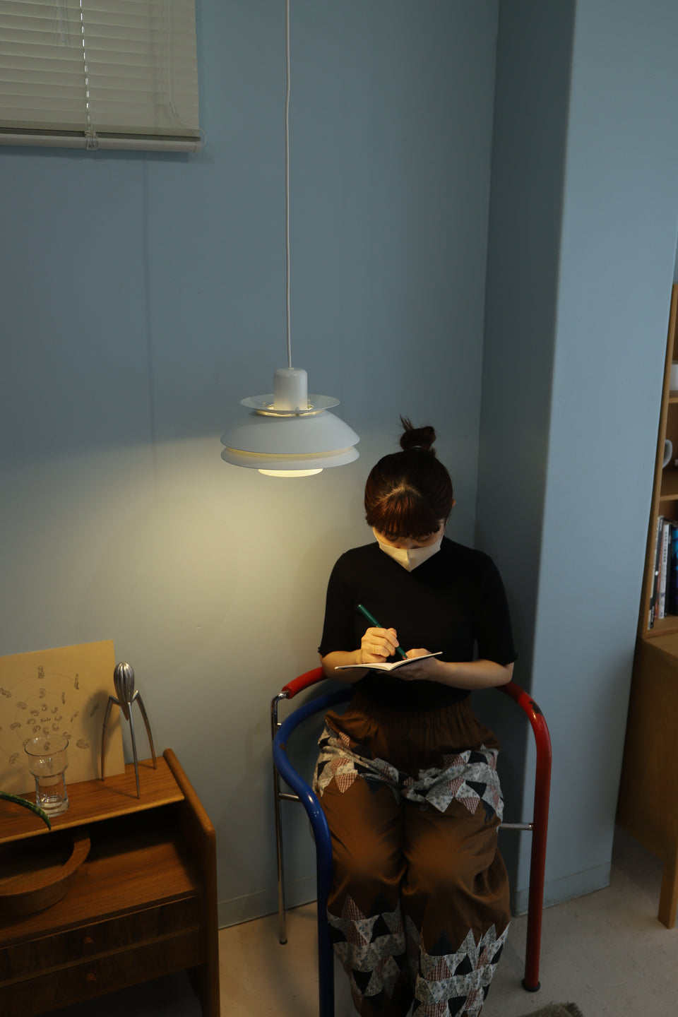 Horn Pendant Light Type776 White Danish Vintage/デンマークヴィンテージ ホーン ペンダントライト 照明 北欧インテリア
