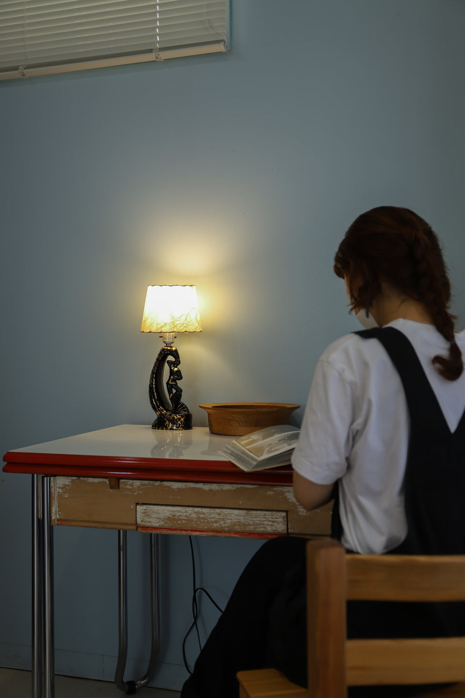 US Vintage Ceramic Dancer Lamp Pair/アメリカヴィンテージ ダンサーランプ ペア 照明 ミッドセンチュリー