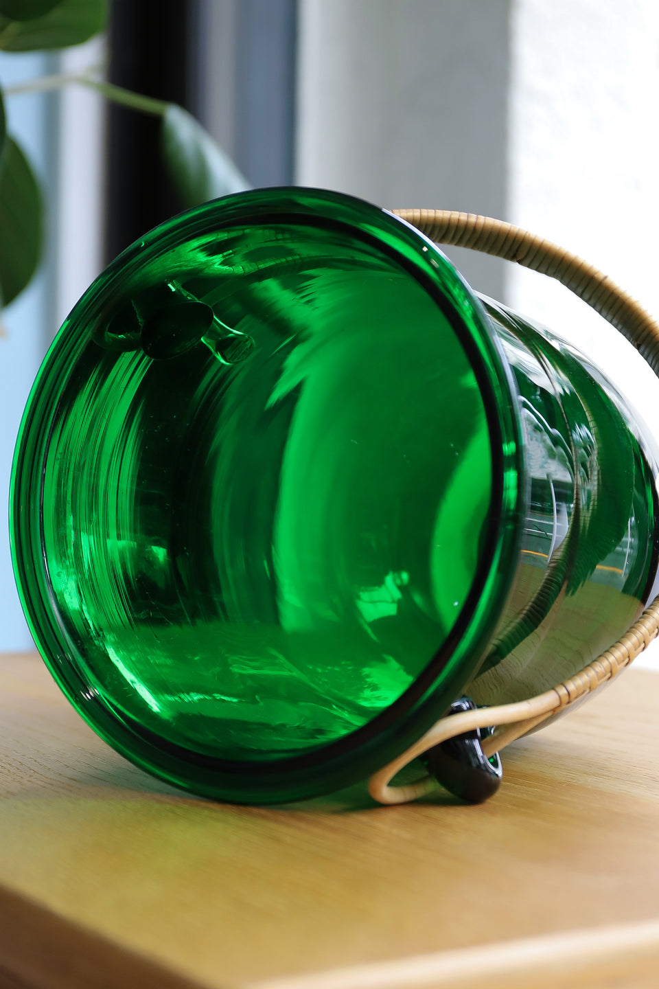 Danish Vintage Holmegaard Glass Ice Bucket/ホルムガード ガラス アイスバスケット デンマーク 北欧ヴィンテージ食器