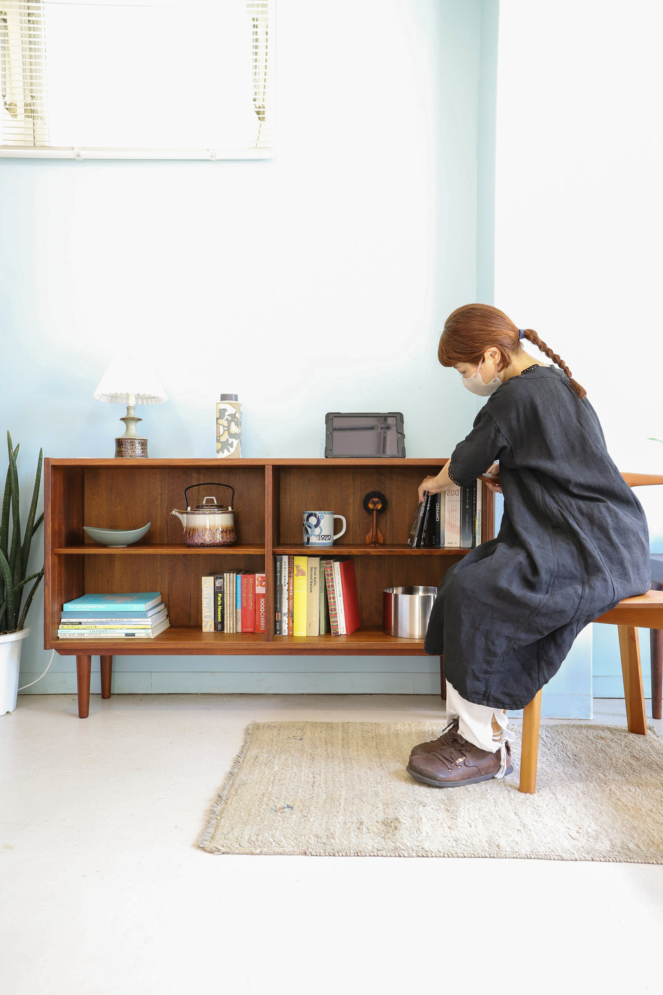 Hundevad&Co. Low Bookcase Rosewood Danish Vintage/デンマークヴィンテージ ブックケース 本棚 ローズウッド 収納 北欧家具