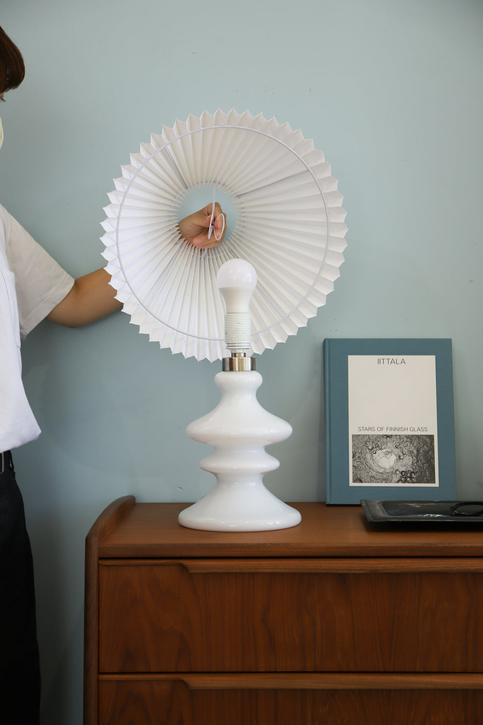 Vintage Holmegaard Table Lamp MARY Per Lutken/ホルムガード テーブルランプ マリー ペル・ルッケン 間接照明 デンマーク 北欧インテリア