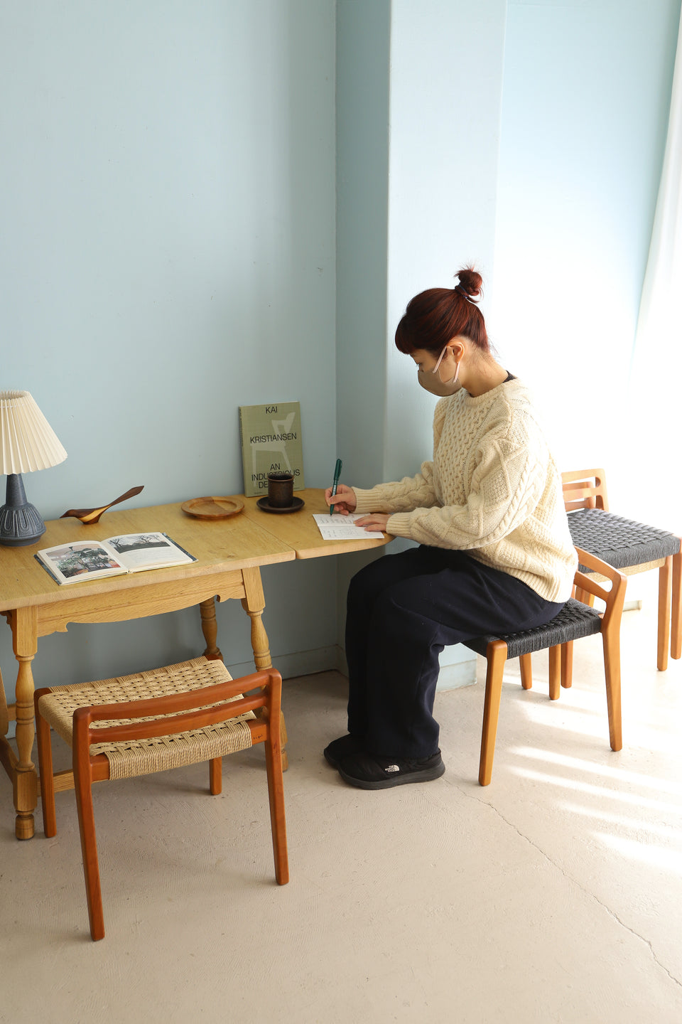 bügel Stacking Chair Cherrywood/ビューゲル スタッキングチェア 椅子 チェリー材 ペーパーコード
