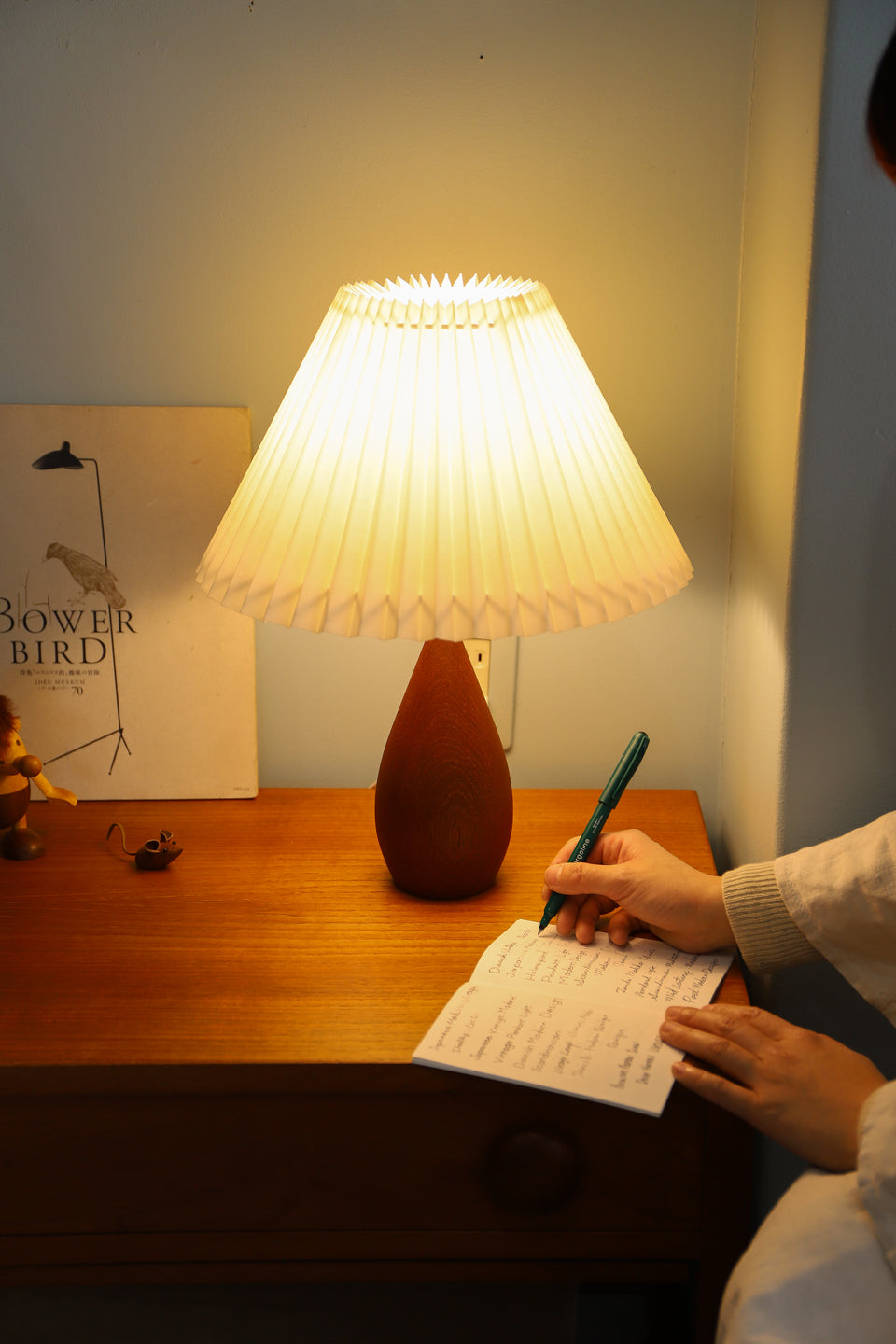 Teakwood Table Lamp Danish Vintage/デンマークヴィンテージ テーブルランプ チーク材 間接照明 北欧インテリア