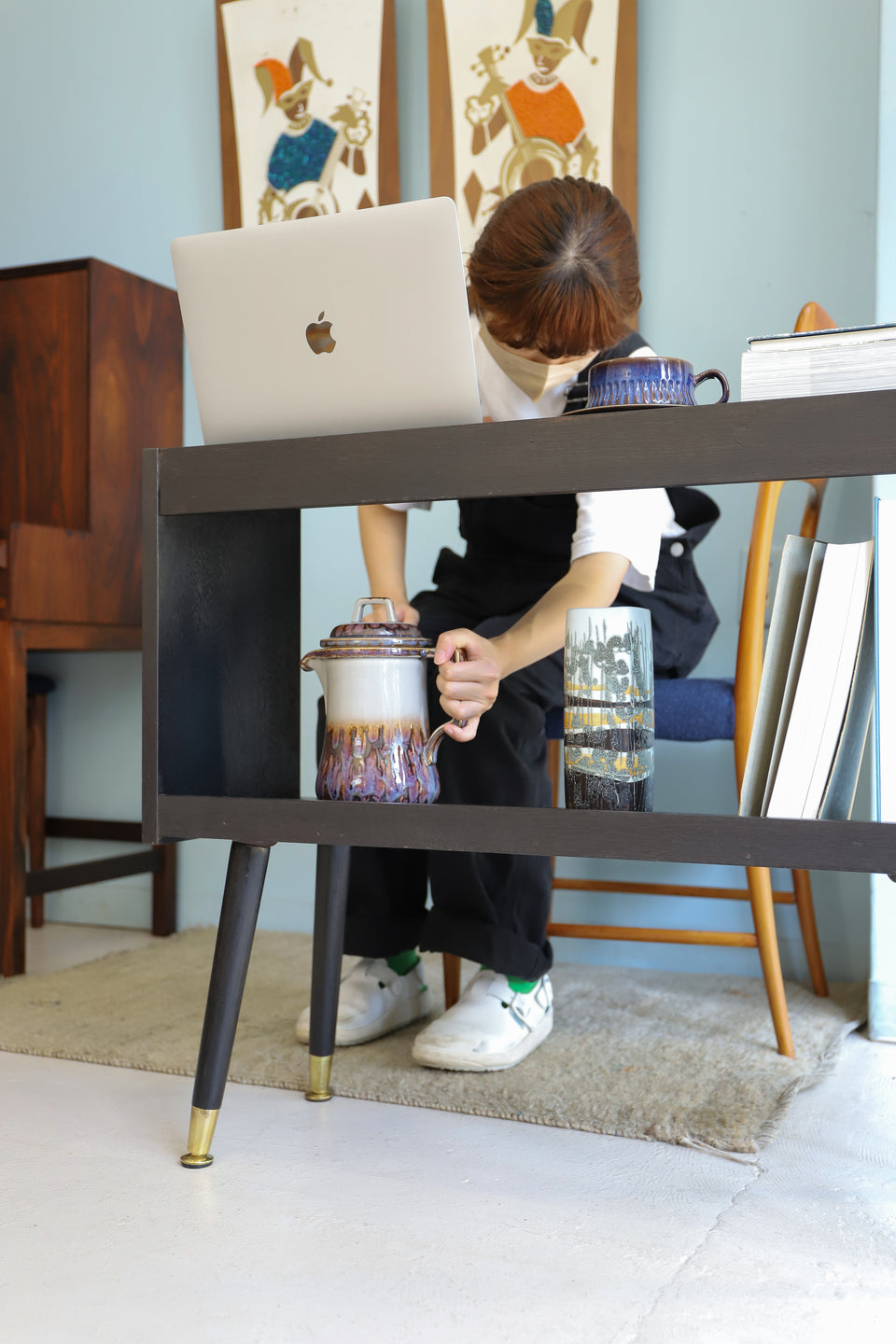 Japanese Vintage Open Rack TV Board/ジャパンヴィンテージ オープンラック TVボード レトロ ミッドセンチュリー