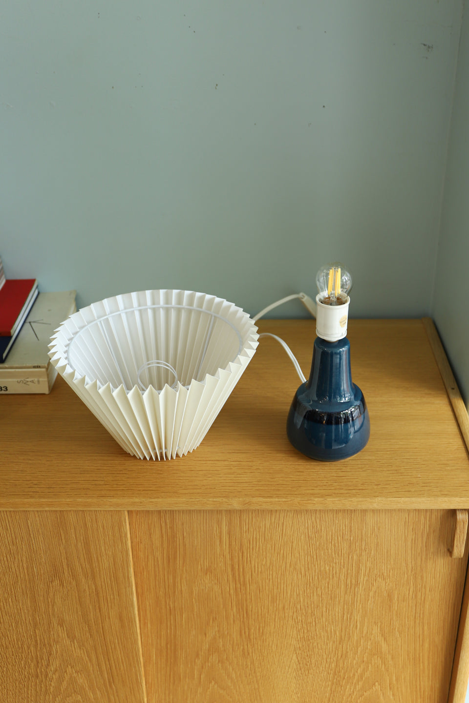 Søholm Table Lamp Indigo Blue/デンマークヴィンテージ スーホルム テーブルランプ 北欧インテリア