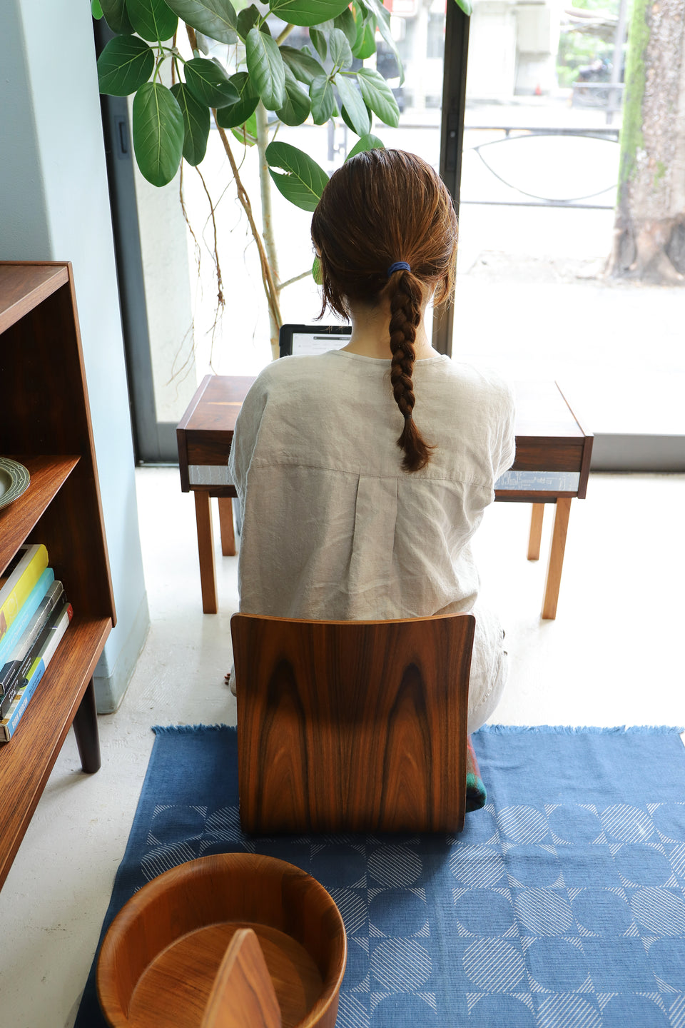 Tendo Legless Chair Rosewood Japanese Modern/天童木工 座イス ローズウッド プライウッド ジャパニーズモダン
