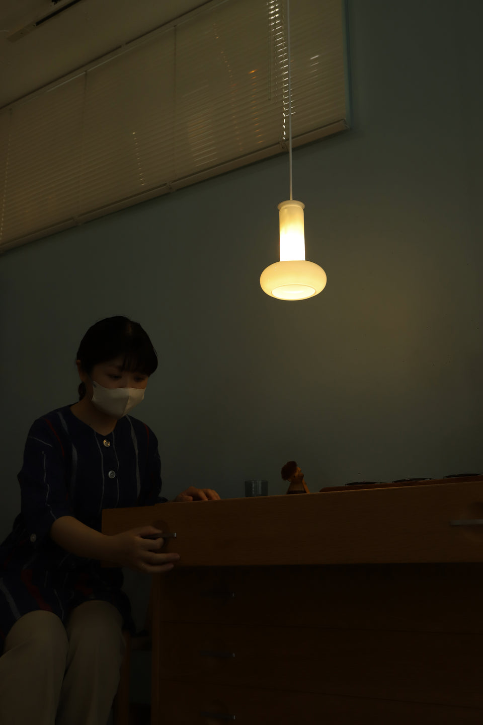 Holmegaard Pendant Light Blues Small Danish Vintage/ホルムガード ペンダントライト ブルース 北欧ヴィンテージ