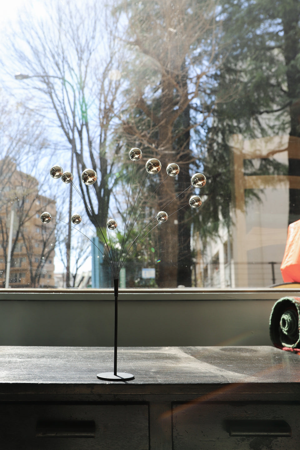 Scandia Design Hellerup Denmark Champagnebrus Kinetic Sculpture/デンマークヴィンテージ キネティックアート オブジェ