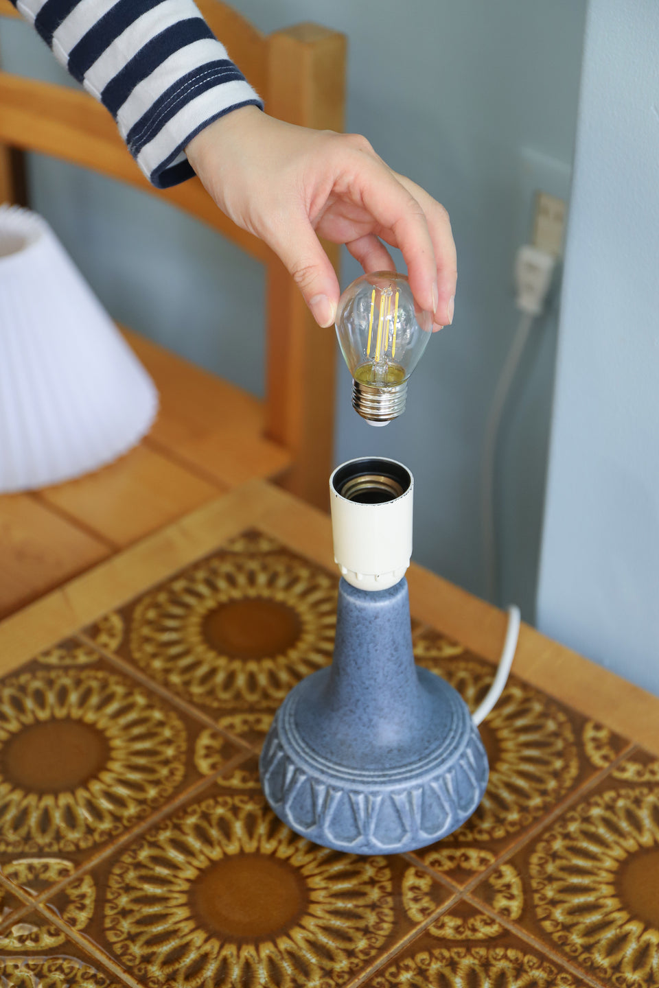 Vintage Søholm Table Lamp Model 1202 Einar Johansen/スーホルム テーブルランプ デンマークヴィンテージ 間接照明 北欧インテリア