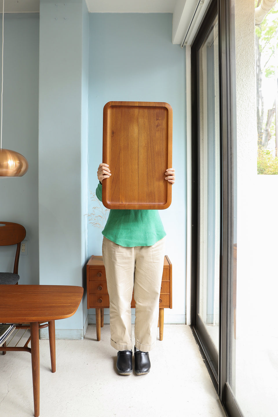 Scandinavian Vintage Teakwood Tray/北欧ヴィンテージ トレー お盆 チーク材