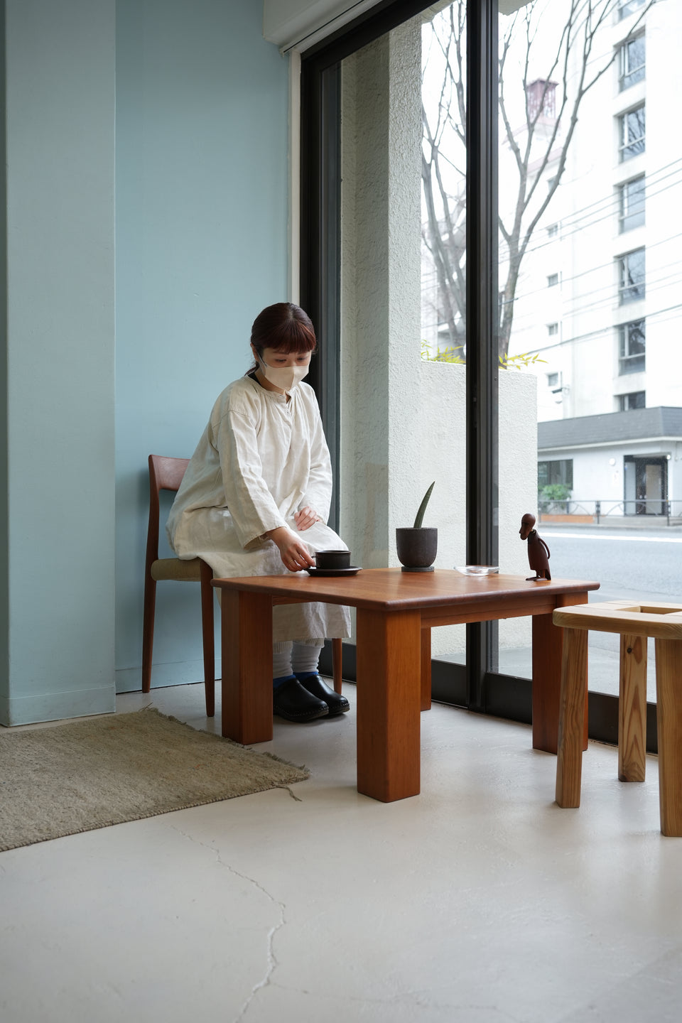 Japanese Vintage Teakwood Center Table/ジャパンヴィンテージ 浜本工芸 センターテーブル チーク材