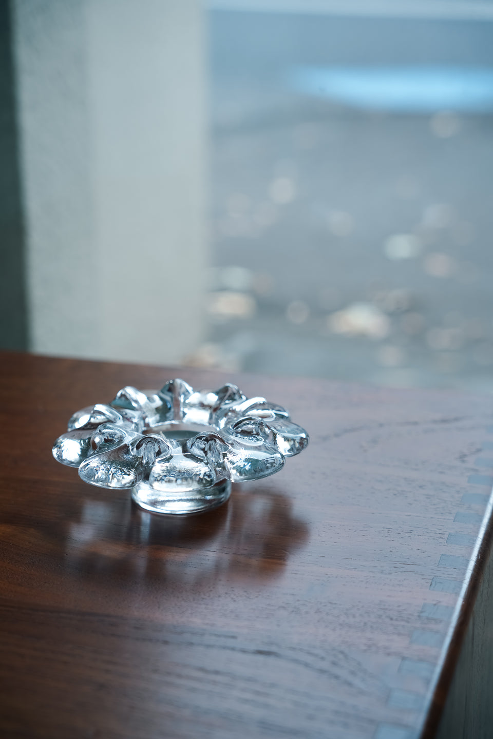 Kosta Boda Candle Holder Krinolin Goran Warff/コスタボダ キャンドルホルダー ヨーラン・ヴァルフ ガラス 北欧インテリア