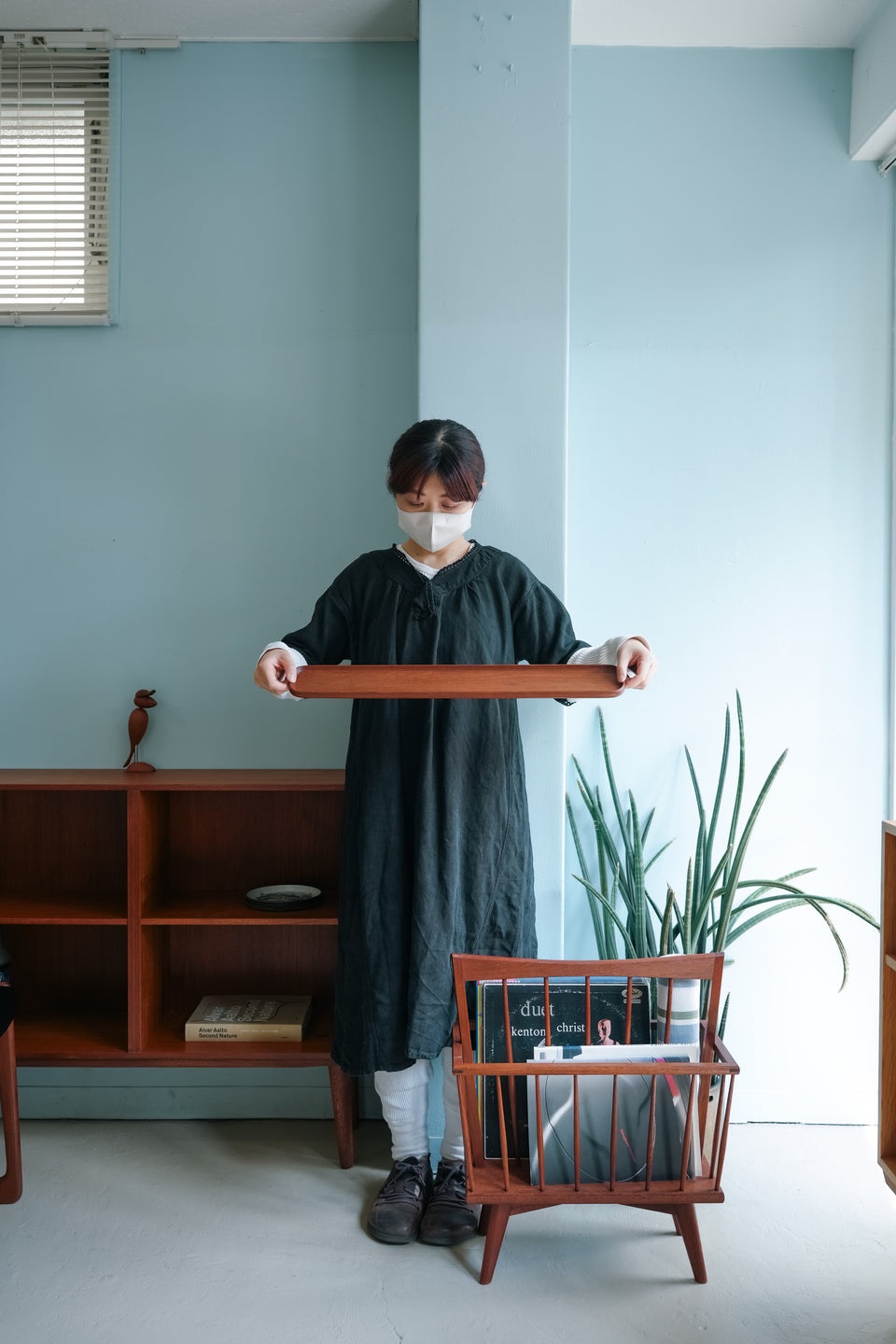 Norway Vintage Teak Long Tray/ノルウェーヴィンテージ ロングトレイ チーク材