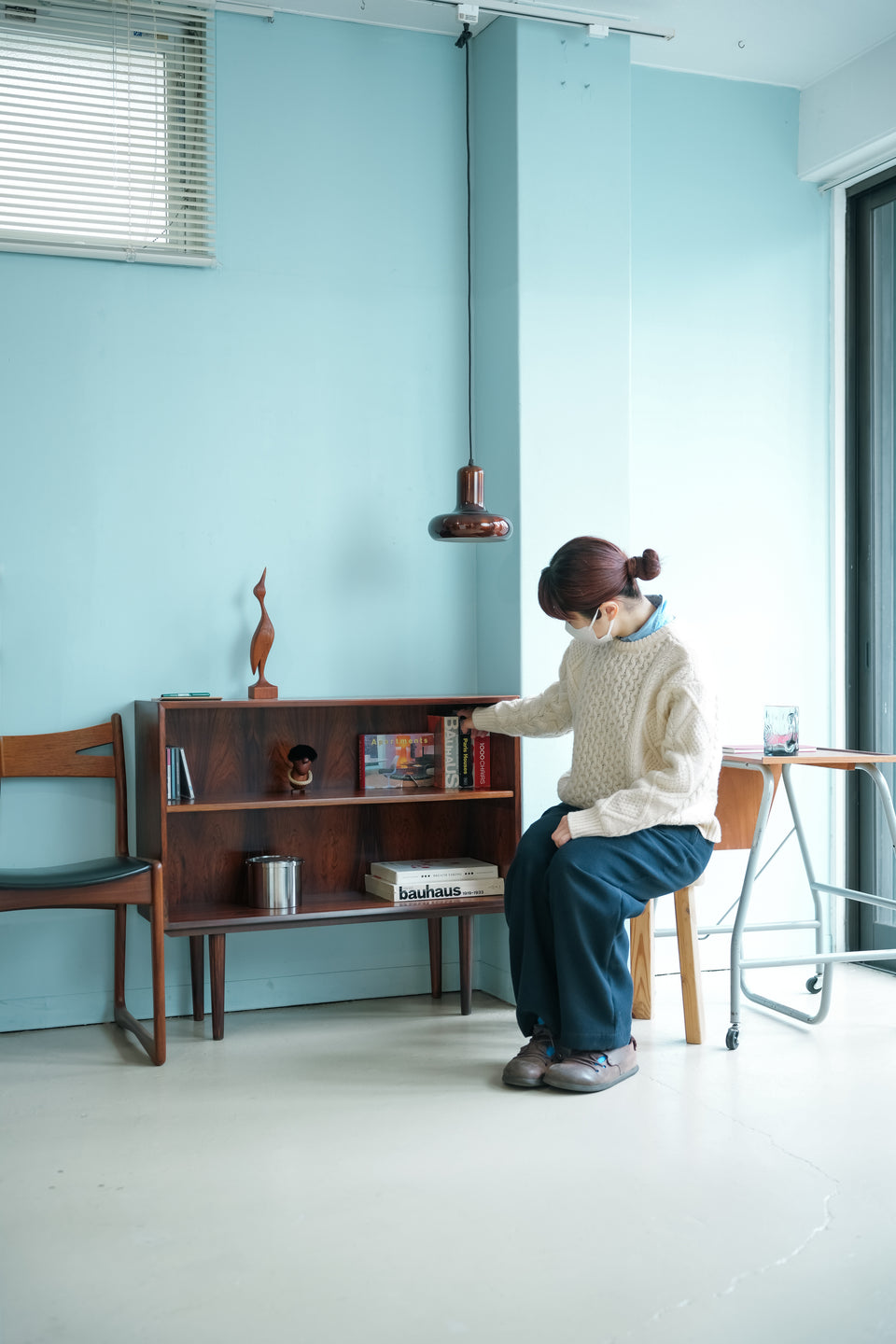 Rosewood Bookcase Danish Vintage/デンマークヴィンテージ ブックケース ローズウッド材 本棚 北欧家具